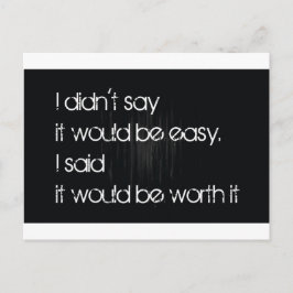 価値がある ポストカード