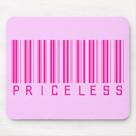 価値なしバーコード マウスパッド (正面)