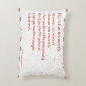 価値のあるもの アクセントクッション (裏面(縦))