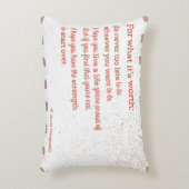 価値のあるもの アクセントクッション (正面(垂直))