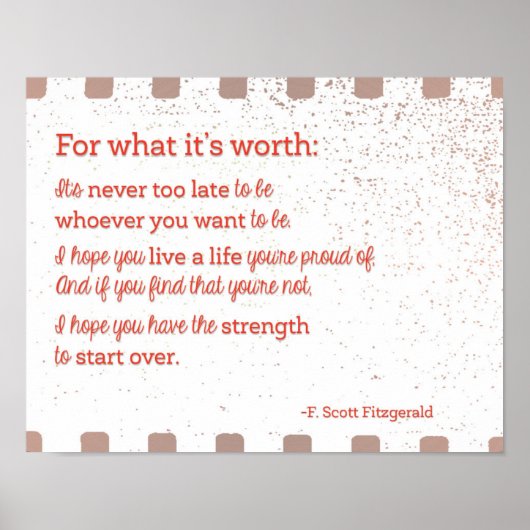 価値のあるもの ポスター (正面)