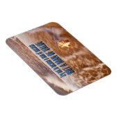 "価値のある人になる"引用文フレキシ感動的ー マグネット (右側)