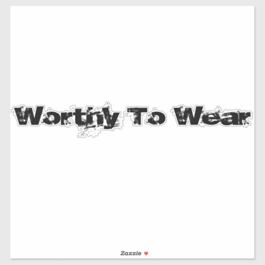 価値のある衣服ステッカー シール (シート)