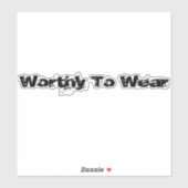 価値のある衣服 シール (シート)