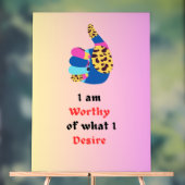 価値のある アクリルサイン (ニュートラル)