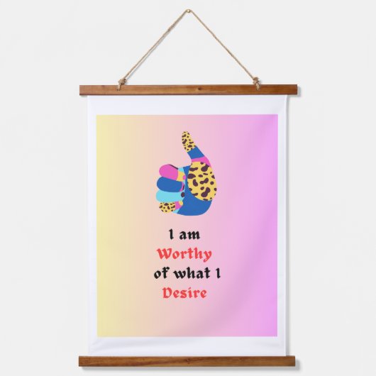 価値のある 吊り下げ型タペストリー (正面)