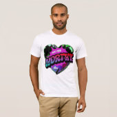 価値のあるTシャツ – 自己愛とメンタルを強化 Tシャツ (正面フル)