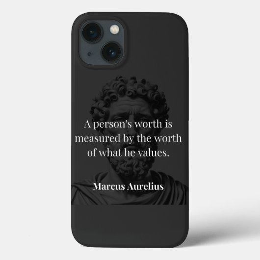 価値の定義:マルコス・アウレリウスが説く価値観 Case-Mate iPhoneケース (裏面)