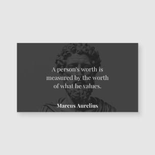 価値の定義: Marcus Aurelius on Values