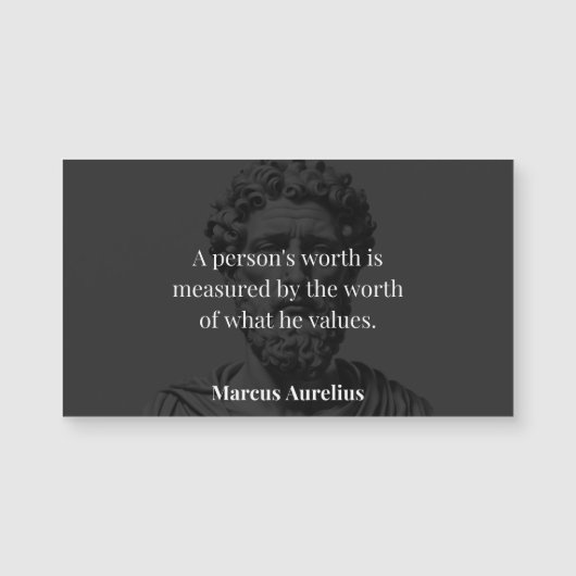 価値の定義: Marcus Aurelius on Values (正面)