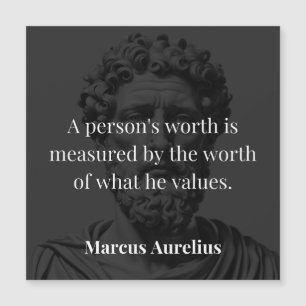 価値の定義: Marcus Aurelius on Values