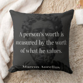 価値の定義： Marcus Aurelius on Values クッション (ブランケット)