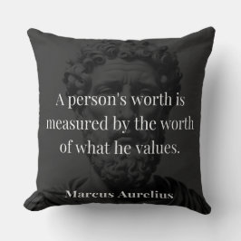 価値の定義： Marcus Aurelius on Values クッション