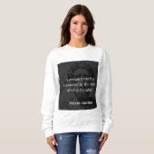 価値の定義： Marcus Aurelius on Values スウェットシャツ (正面フル)