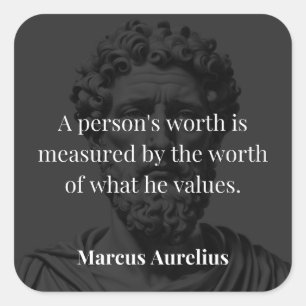 価値の定義: Marcus Aurelius on Values スクエアシール