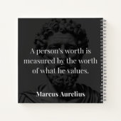 価値の定義： Marcus Aurelius on Values ノートブック (裏面)