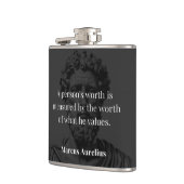 価値の定義： Marcus Aurelius on Values フラスク (左)