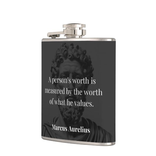 価値の定義: Marcus Aurelius on Values フラスク (左)