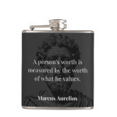 価値の定義: Marcus Aurelius on Values フラスク (正面)