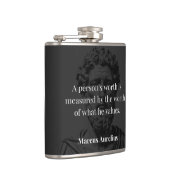価値の定義： Marcus Aurelius on Values フラスク (右)