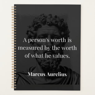 価値の定義: Marcus Aurelius on Values プランナー手帳