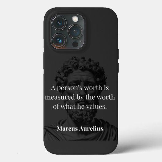 価値の定義： Marcus Aurelius on Values Case-Mate iPhoneケース (裏面)