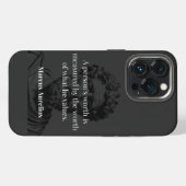価値の定義: Marcus Aurelius on Values iPhoneケース (裏面横)