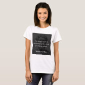 価値の定義： Marcus Aurelius on Values Tシャツ (正面フル)