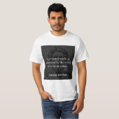 価値の定義： Marcus Aurelius on Values Tシャツ (正面フル)