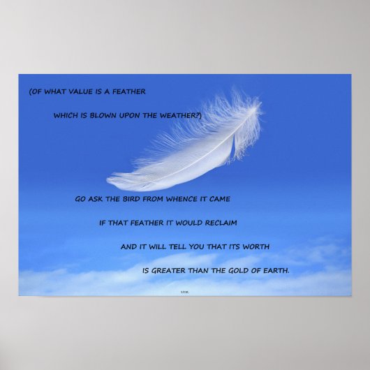 価値の ポスター (正面)