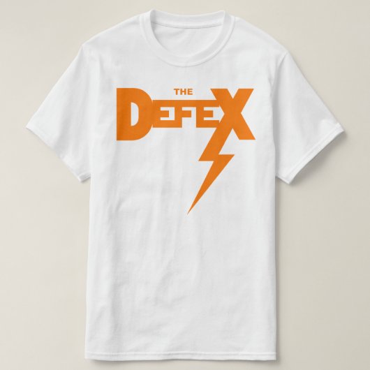 価値オレンジのロゴ Tシャツ (デザイン正面)