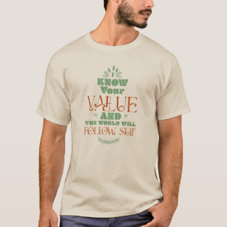 価値主導の人生 Tシャツ