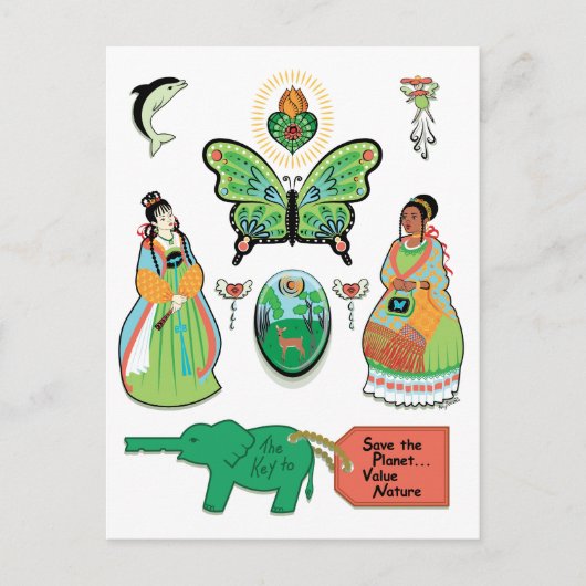 価値自然はがき ポストカード (正面)