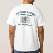 価値Greencastle 9-11のトーナメントのティー Tシャツ (裏面)