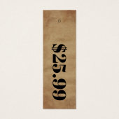 価格のみダンボールスキニー服つるラベル (正面)