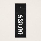 価格のみChalkboadスキニーウェアつるラベル (正面)