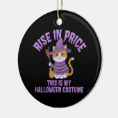 価格の上昇、これは私のハロウィーンの衣装だ！ セラミックオーナメント (左)