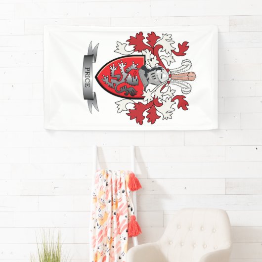 価格の家紋の紋章付き外衣 横断幕 (インサイチュ)