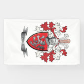 価格の家紋の紋章付き外衣 横断幕 (横)