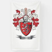 価格の家紋の紋章付き外衣 横断幕 (縦)