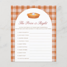 価格は右かわいこちゃんパイ赤ちゃんシャワーゲーム