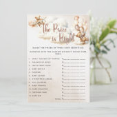 価格は右の赤ちゃんシャワーのゲーム熊バルーン 招待状 (スタンド正面)