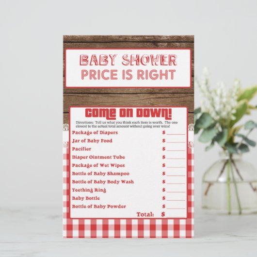 価格は右 – 赤ベビーQ (スタンド正面)