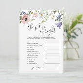 価格は正しい赤ちゃんシャワーゲームカード 招待状 (スタンド正面)