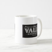 価格は-黒かの白ページを捲ることのです コーヒーマグカップ (正面右)