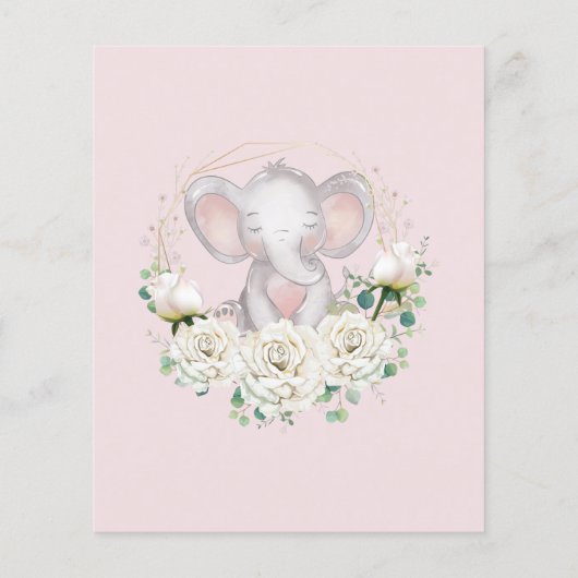 価格を推測する赤ちゃんシャワーゲーム (裏面)