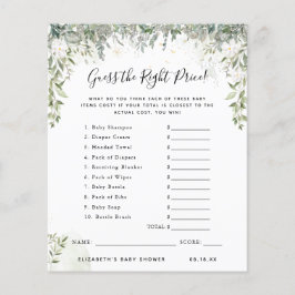 価格を推測する |赤ちゃんシャワーゲーム