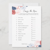 価格を推測 – ブライダルシャワーゲーム シーズンカード (正面)