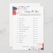 価格を推測 – ブライダルシャワーゲーム シーズンカード (正面/裏面)