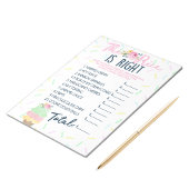 価格アイスクリームエッセンシャルゲームパックを推測 ノートパッド